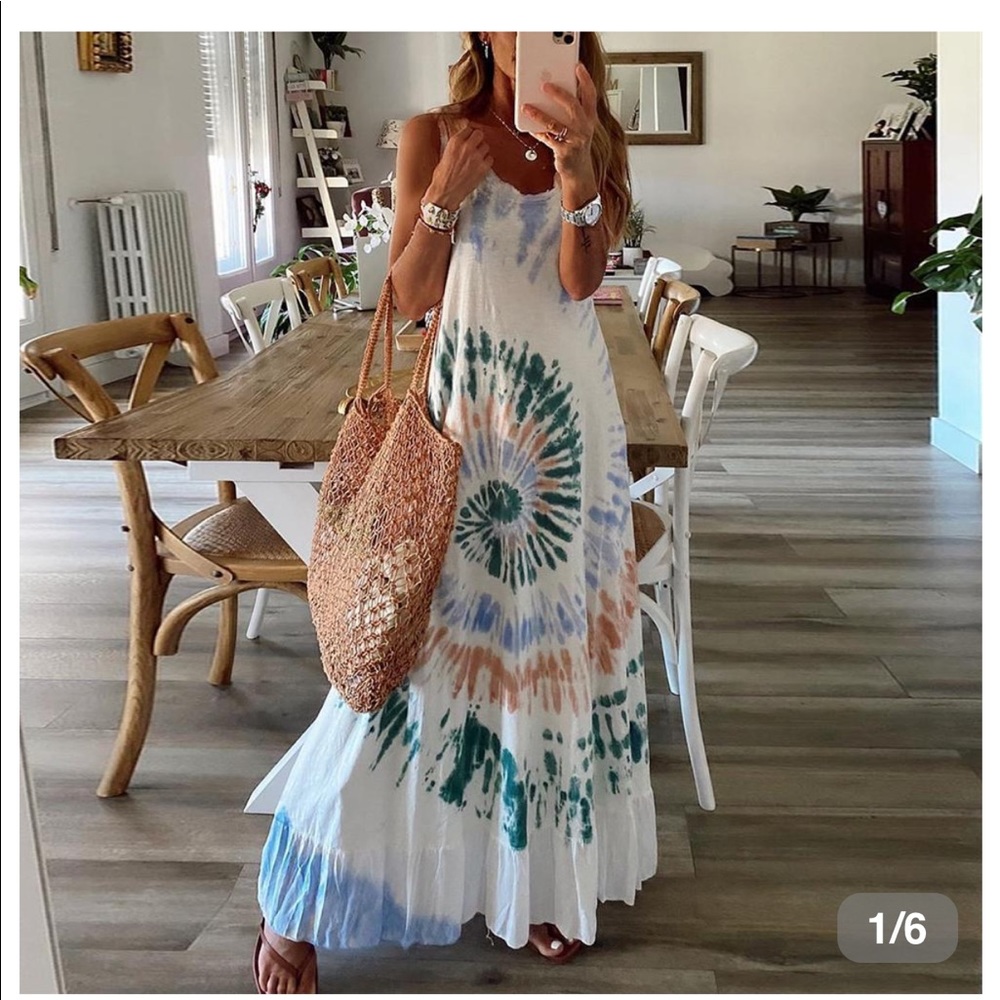 Tank Tie Dye Maxi dress
